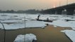 Chhath Puja: BJP-AAP spar over toxic foam in Yamuna