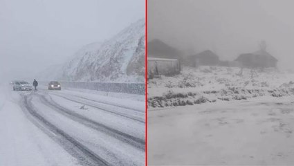 Video herunterladen: Meteoroloji'nin uyarıları sonrası kar yağışı etkili oldu! İstanbul'un yanı başı dahil bazı illerde kar kalınlığı 10 santimetreyi buldu