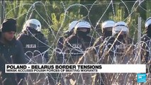 Stranded migrants try to breach Polish border as EU readies Belarus sanctions