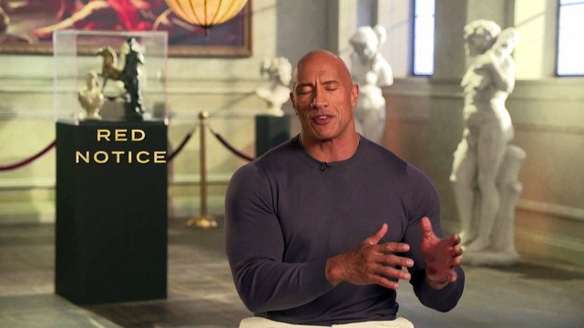 Change is good : Dwayne Johnson supports big budget 'Red Notice' film streaming in homes