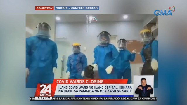 Ilang COVID ward ng ilang ospital, isinara na dahil sa pagbaba ng mga kaso ng sakit | 24 Oras