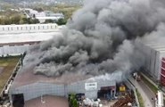 Son dakika gündem: Kocaeli'de geri dönüşüm tesisinde yangın (2)- Yeniden