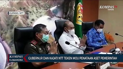 Gubernur dan Kajati NTT Teken MoU Penataan Aset Pemerintah