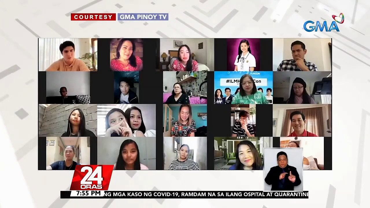 Cast ng "I Left My Heart in Sorsogon," naka-bonding ang fans sa online conference ng GMA Pinoy TV | 24 Oras