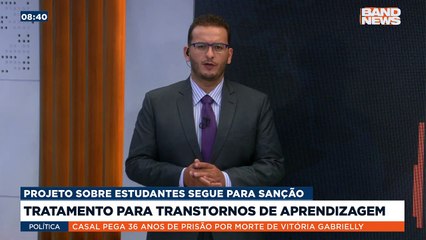 Tải video: O Senado aprovou um projeto de lei que obriga o poder público a oferecer um programa de diagnóstico e tratamento precoce a alunos diagnosticados com dislexia, ou qualquer outro transtorno de aprendizagem.Saiba mais em youtube.com.br/bandjornalismo