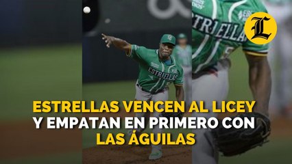 Estrellas vencen al Licey y empatan en primero con las Águilas