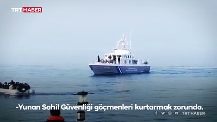 Sahil Güvenlik'ten Yunanistan'ın iddialarına görüntülü yalanlama
