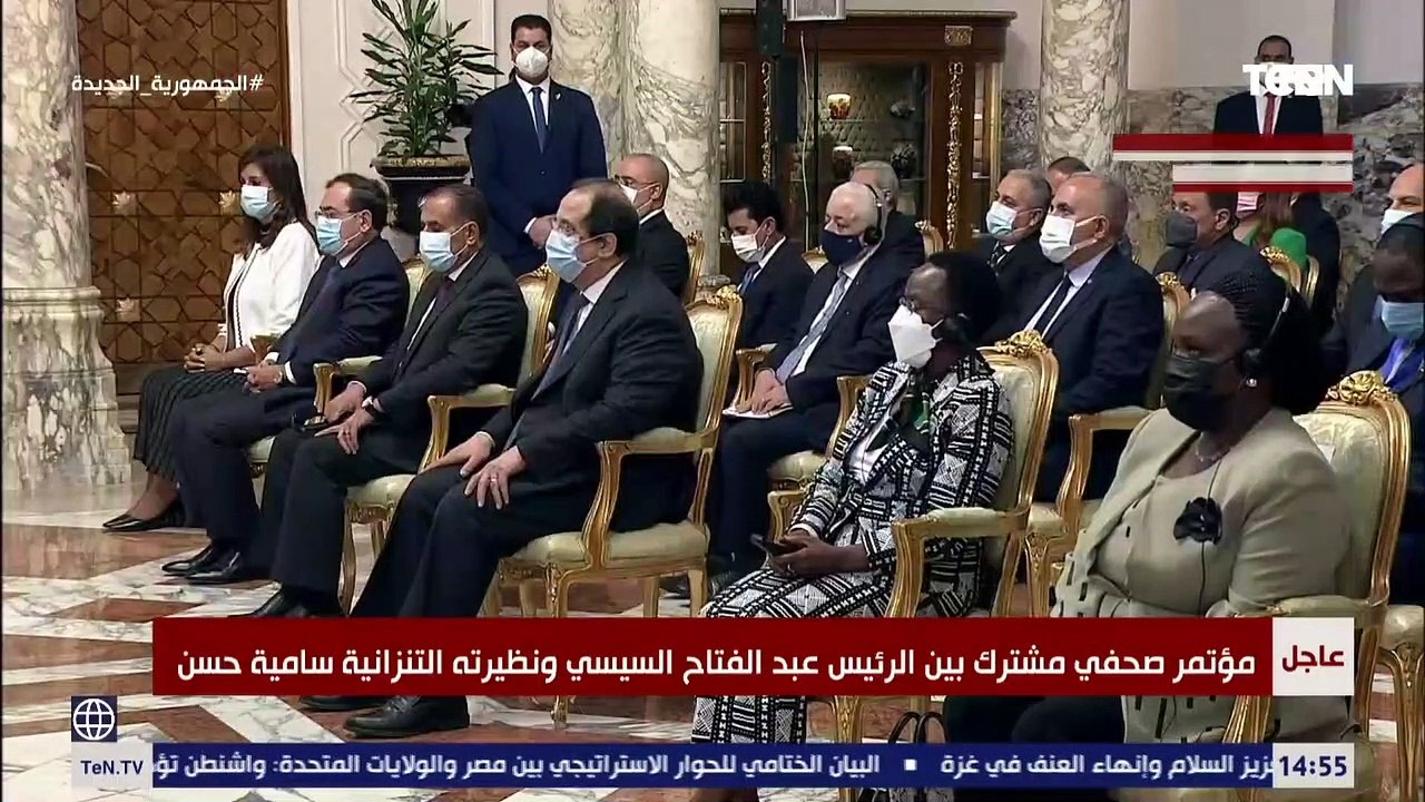 الرئيس السيسي: نؤكد استعداد مصر لنقل الخبرات المصرية وتعزيز بناء الكوادر الوطنية التنزانية