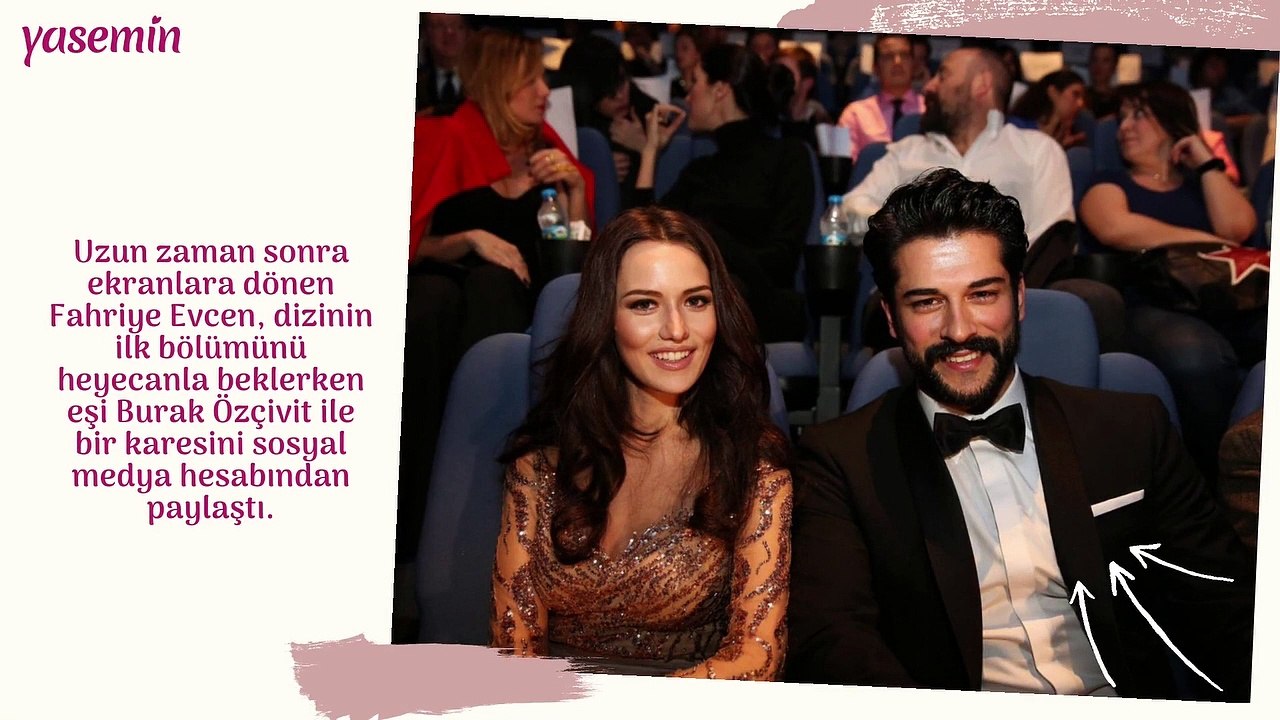 Burak Özçivit'ten eşi Fahriye Evcen'e tam destek!