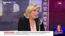 Policiers agressés à l'arme blanche à Cannes: pour Marine Le Pen, 