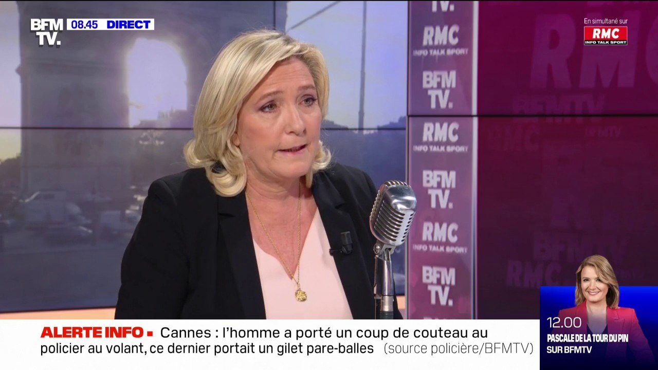 Marine Le Pen: "Éric Zemmour a tendance à vouloir créer la polémique en toute circonstance"