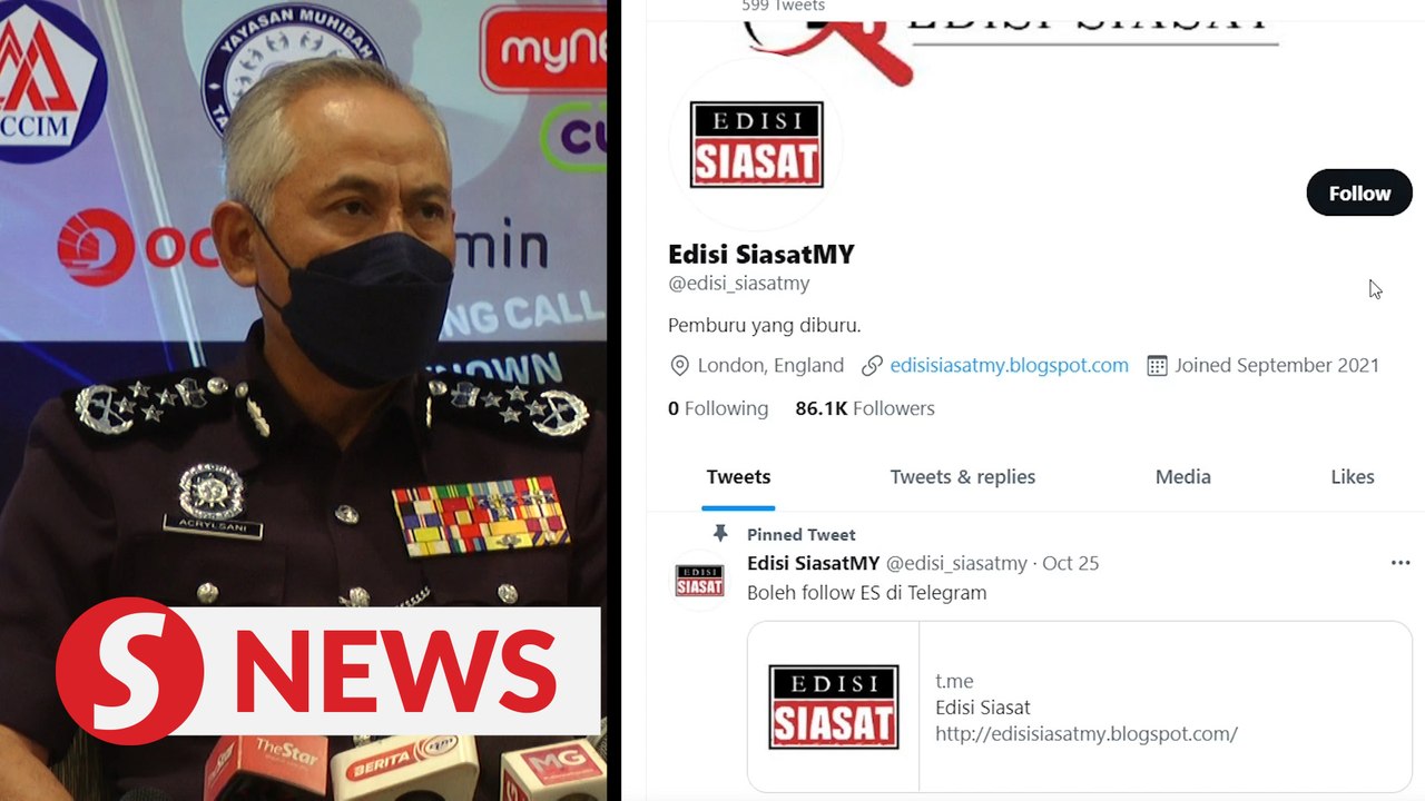 IGP: 13 investigation papers against Edisi Siasat, probe underway