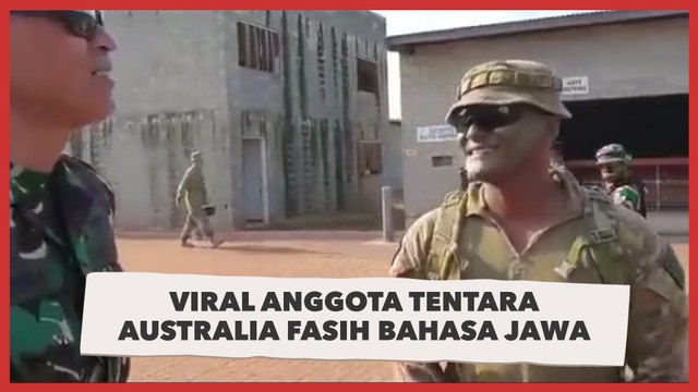 Viral Anggota Tentara Australia Fasih Bahasa Jawa, Ternyata Asli Daerah Ini