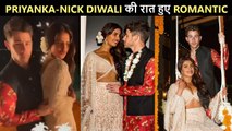 Priyanka Chopra-Nick Jonas Gets Romantic On Diwali, Couple's Home Light Up With Fireworks | Inside Video