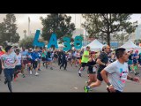 Thousands begin their trek as LA Marathon begins