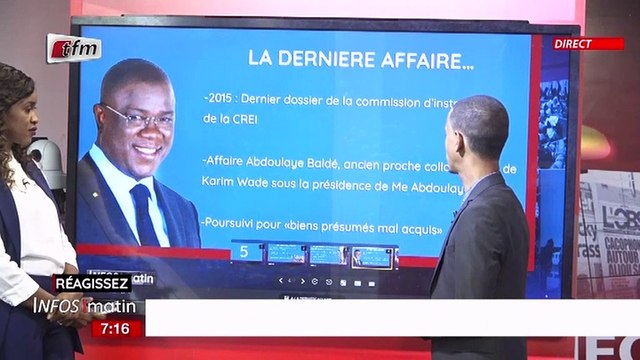 Un jour, une actu avec Marcel Farba Marone - Infos du matin du 03 Novembre 2021