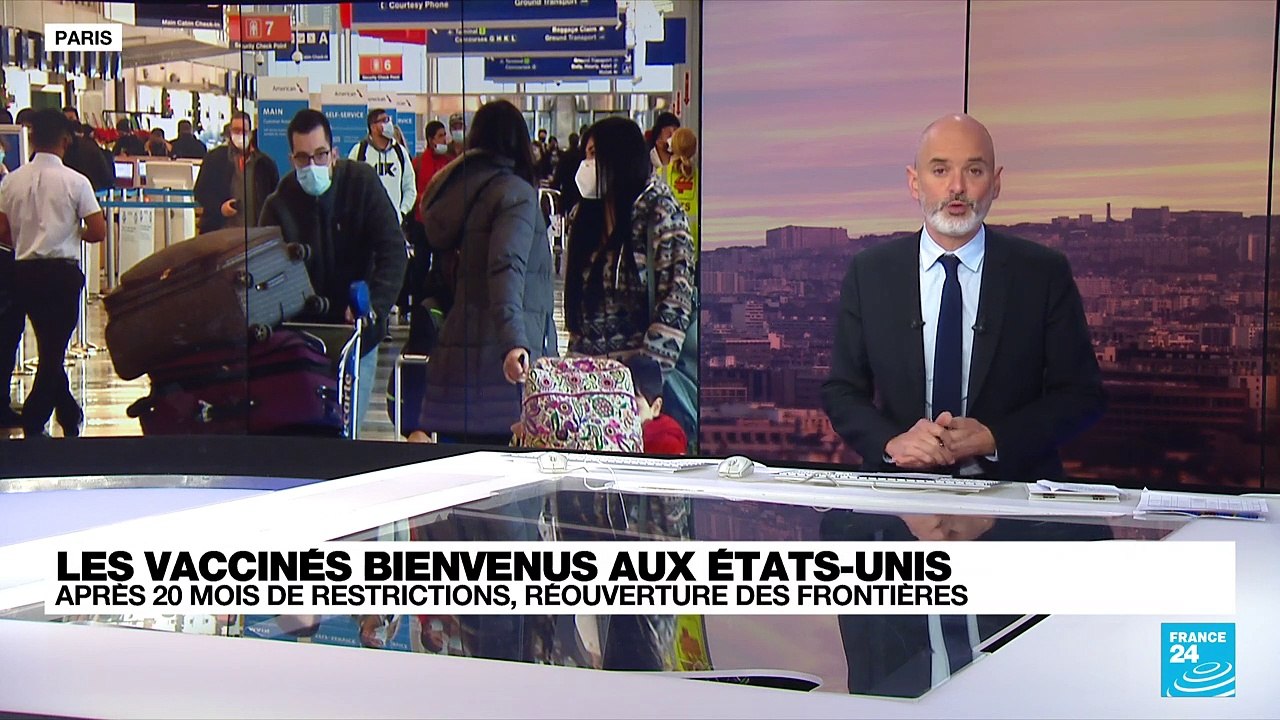 Covid-19 : les Etats-Unis rouvrent leurs frontières aux personnes vaccinés