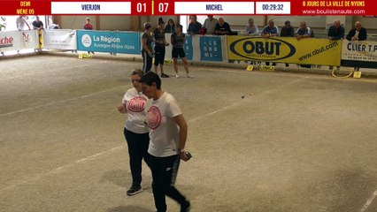 Demi-finale VIERJON vs MICHEL : Nyons, National triplette féminin 2021