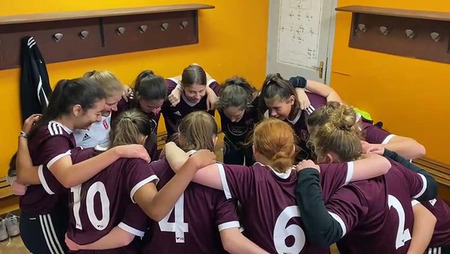 Chant de la victoire des u18F ce samedi en championnat face à Caluire