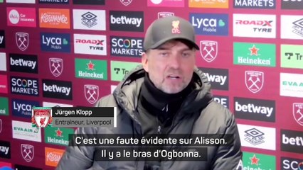 11e j. - Klopp remonté contre l’arbitrage !