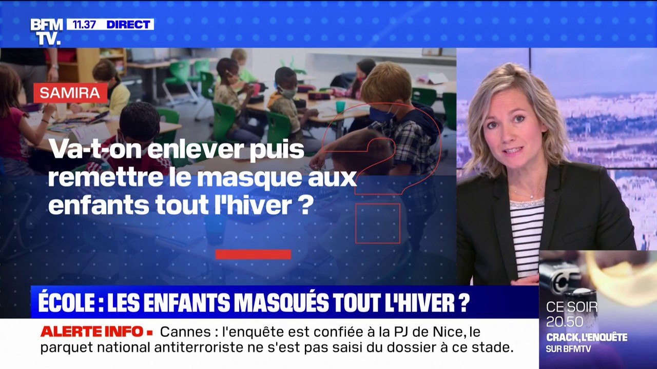 Covid-19: les enfants vont-ils être masqués tout l'hiver?
