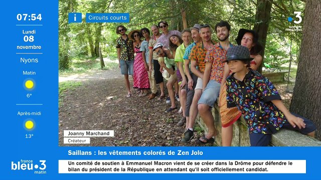 [Circuits Courts] A Saillans, Zen Jolo, des vêtements colorés créés de toutes pièces par un artisan-couturier