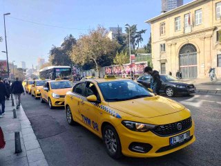 Şişli'de taksilere yönelik denetim
