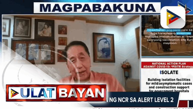 ECOP, pabor sa pagbaba ng NCR sa Alert Level 2