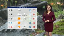 [종합뉴스 날씨]내일 전국 가끔 비·눈…아침 기온 '뚝'