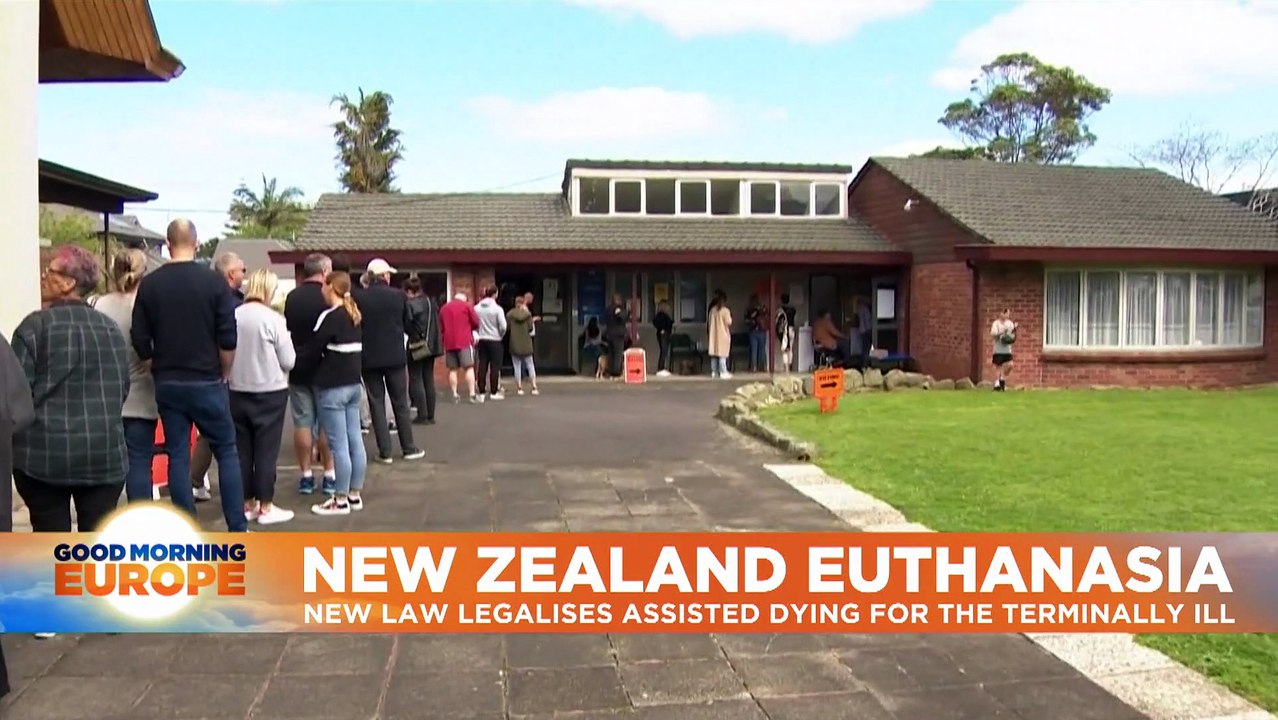 New Zealand legalises assisted dying for the terminally ill