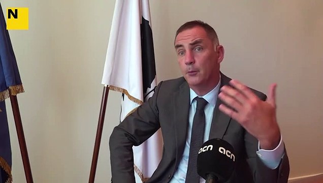 El president de Còrsega Gilles Simeoni defensa que la solució política a l'afer català ha de passar per un procés de diàleg
