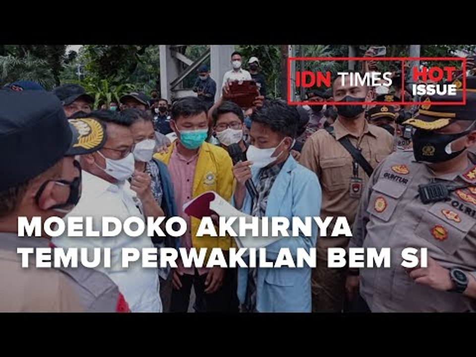 MOELDOKO AKHIRNYA TEMUI PERWAKILAN BEM SI