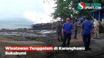 Wisatawan Tenggelam di Karanghawu Sukabumi