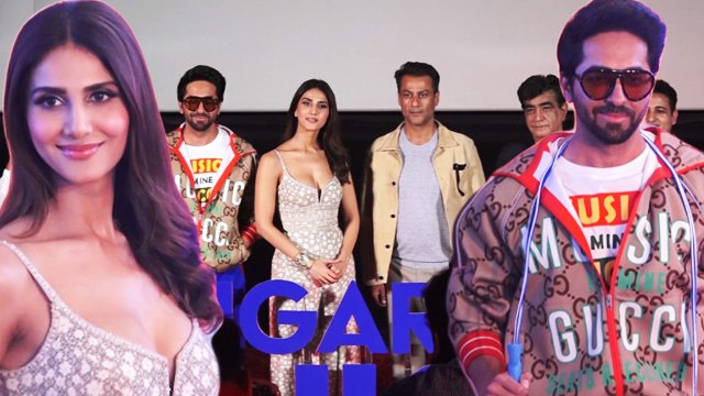 Ayushmann Khurrana And Vaani Kapoor At Trailer Launch Of Film 'Chandigarh Kare Aashiqui'