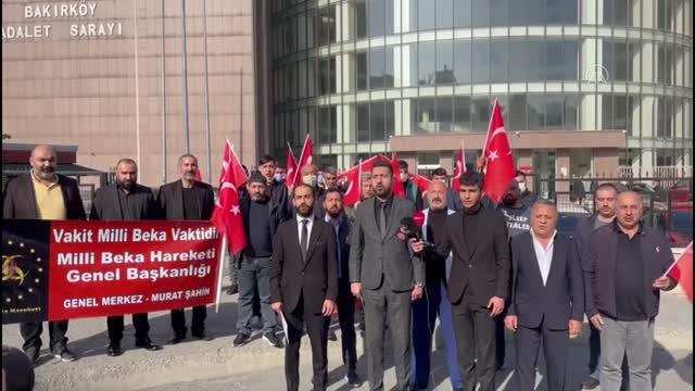 Milli Beka Hareketi üyeleri, İYİ Partili Türkkan hakkında suç duyurusunda bulundu