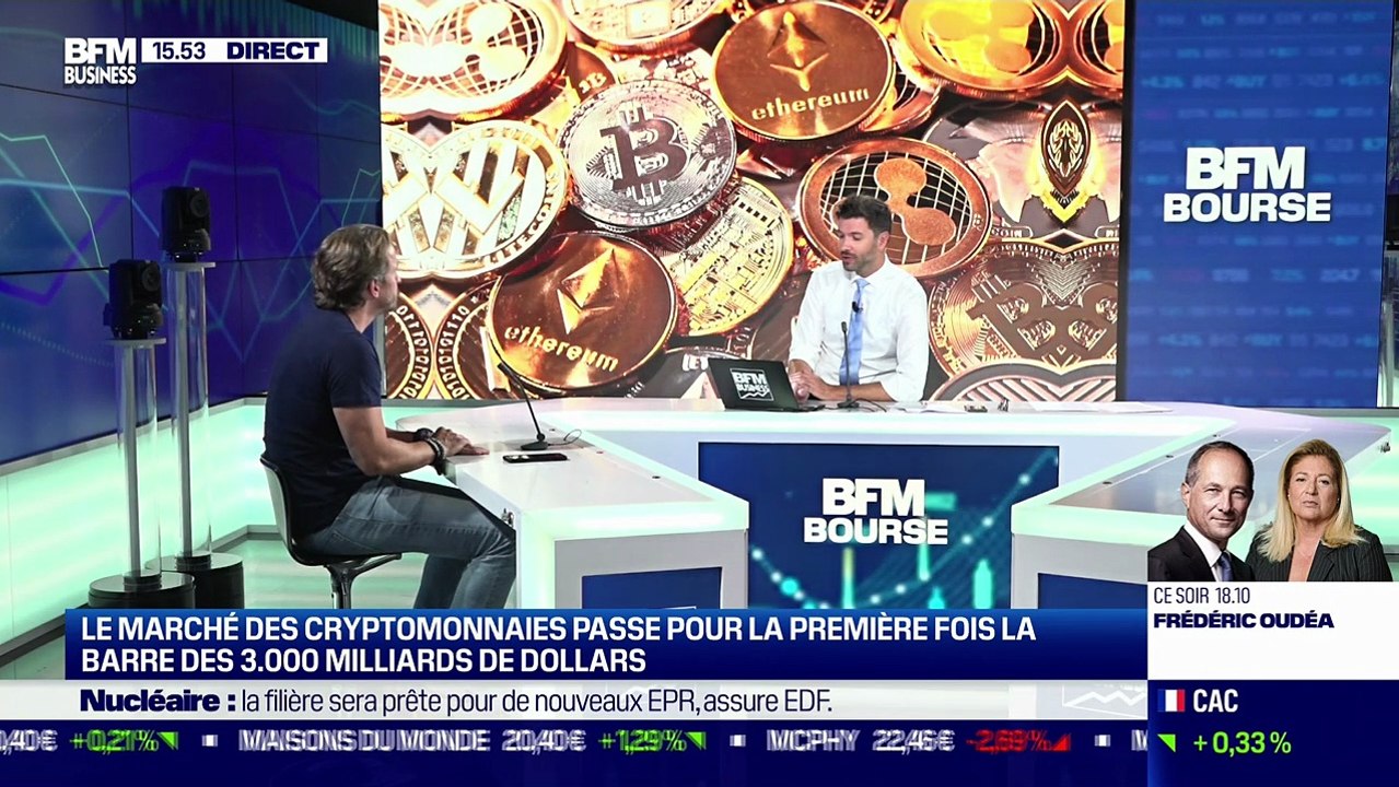 Karl Toussaint du Wast (Netinvestissement.fr) : Le marché des cryptomonnaies passe pour la première fois la barre des 3 000 milliards de dollars - 08/11