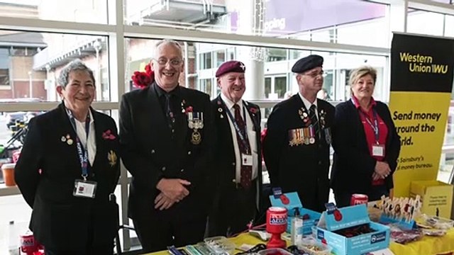Frechville branch of the Royal British Legion poppy appeal