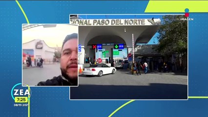 Así luce el puente internacional en Ciudad Juárez tras su reapertura