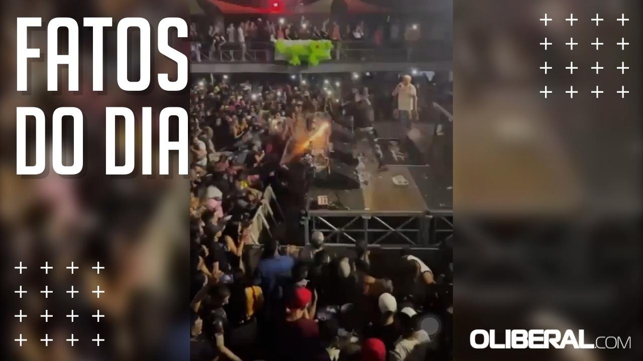 PM interrompe show superlotado de MC Poze em Belém