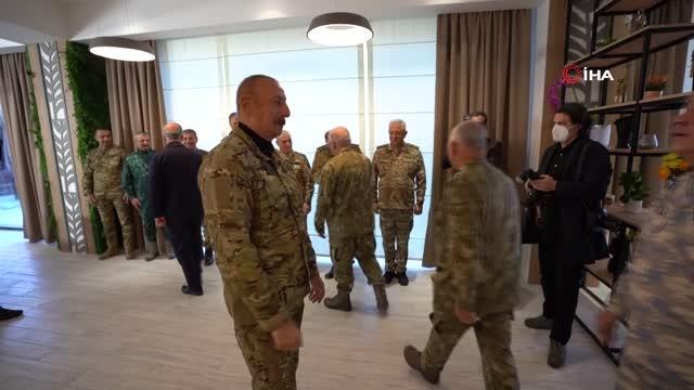 Azerbaycan Cumhurbaşkanı Aliyev, Bakan Akar'ı kabul etti