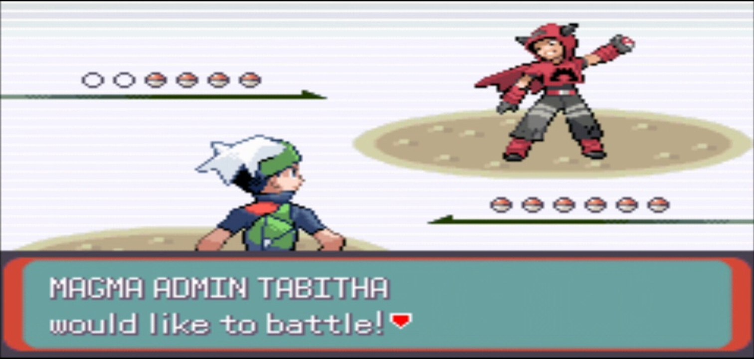 Pokemon Emerald - Magma Admin 1st Battle: Tabitha