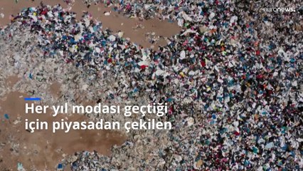 Şili'de bulunan Atacama Çölü'nde tekstil ürünü kirliliği