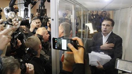 Gürcistan'da açlık grevini sürdüren tutuklu Saakaşvili hastaneye kaldırıldı