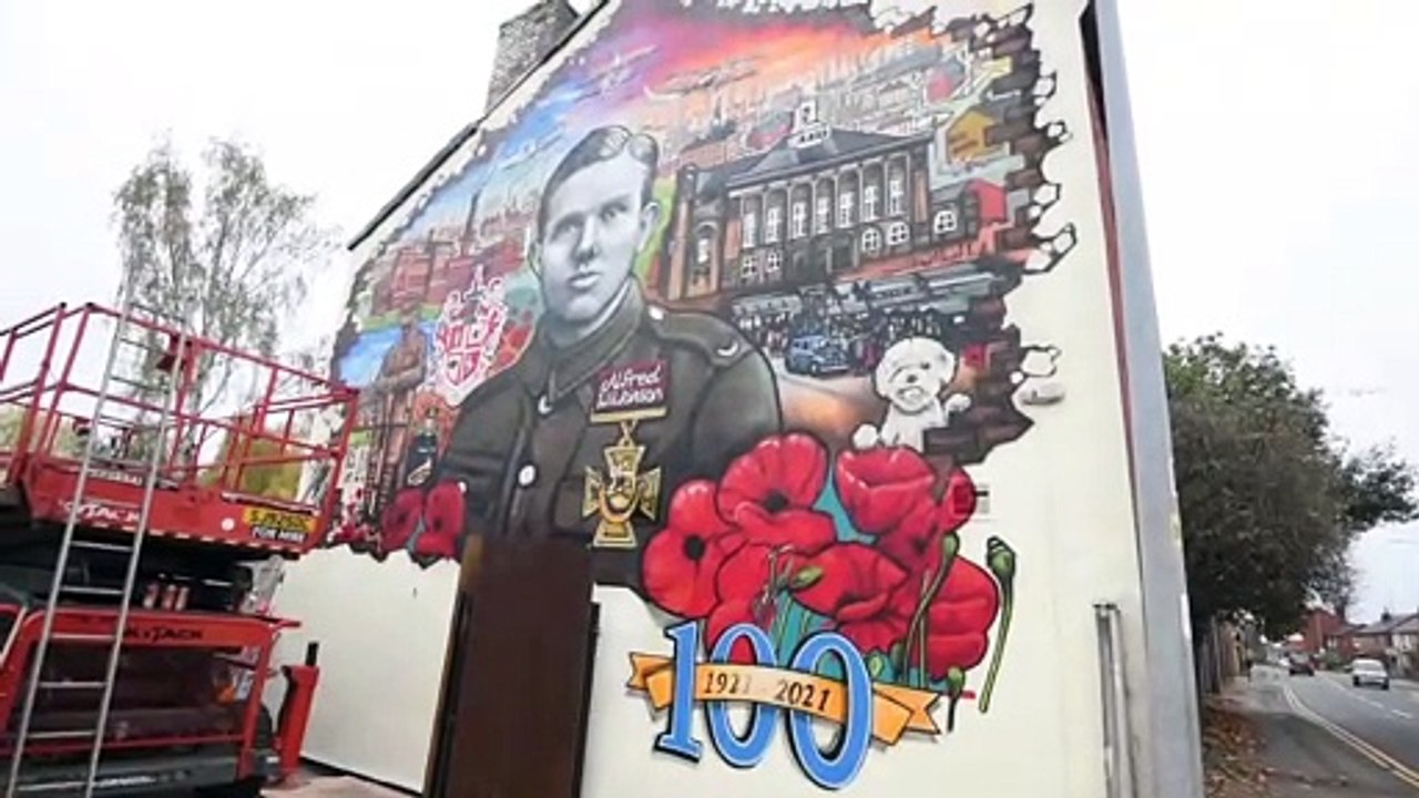 Remembrance mural