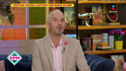 Cristian Castro huyó al ser captado con una nueva mujer
