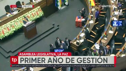 Mensaje de Arce comienza en medio de enfrentamientos entre el MAS y la oposición