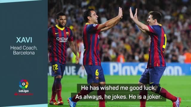 Messi has wished new Barca boss Xavi good luck