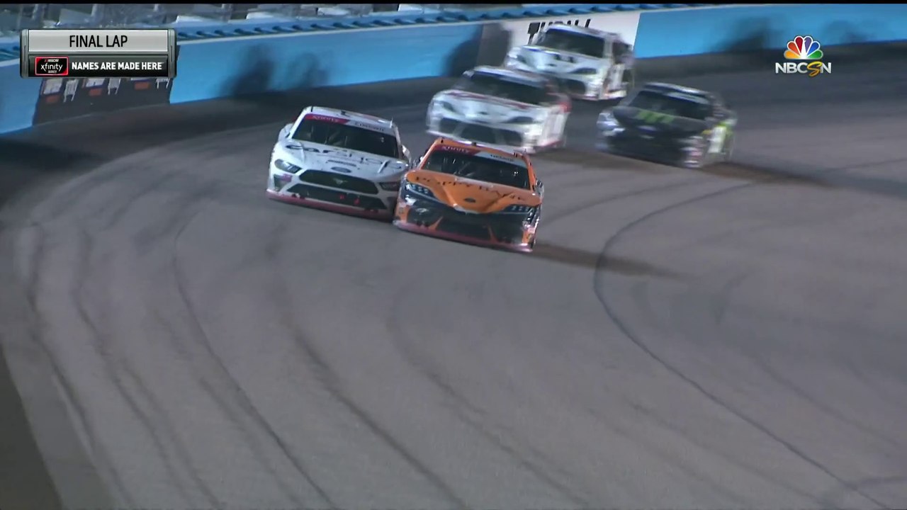 NASCAR XFINITY Series 2021 Phoenix Race Overtime Close Epic Finish Cindric VS Hemric First Win and Championship