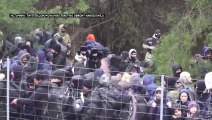 Стрельба на границе: мигранты пытаются прорваться в Польшу