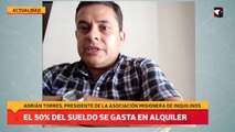 El 50% del sueldo se gasta en alquiler